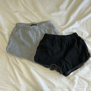 brandy melville/ j galt sweatshorts set of 2